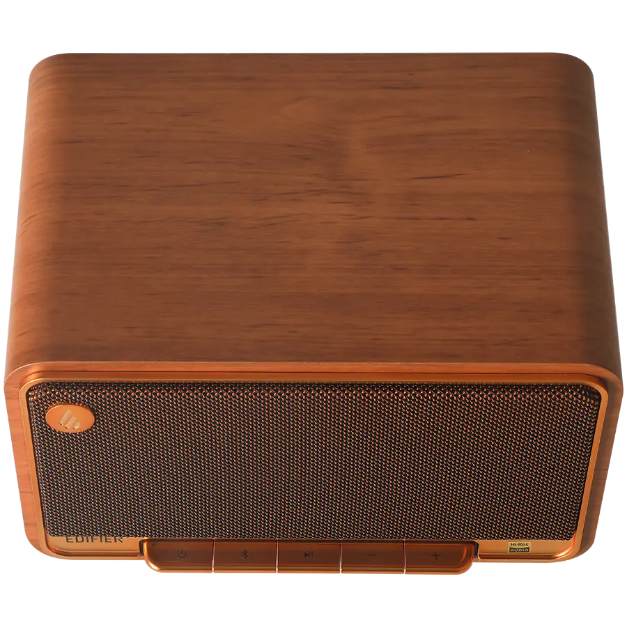 Edifier D32 2.1 Speaker, BT V5.3, Wi-Fi, AUX, USB-C, 1x 4-inch Midrange Driver, 2x 1-inch Tweeters, 60W (RMS), Brown - image 4