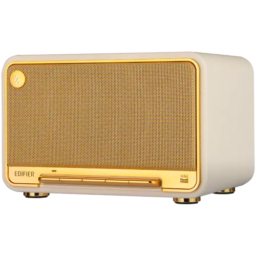 Boxă Edifier D32 2.1, BT V5.3, Wi-Fi, AUX, USB-C, 1x driver mediu de 4 inchi, 2x tweetere de 1 inch, 60W (RMS), Alb - 1
