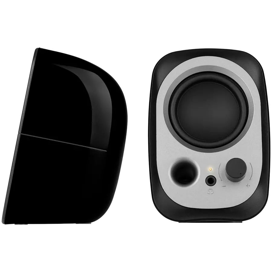 Edifier R12U 2.0 Audio System, USB, AUX, 2.25-inch Drivers, 4W (RMS), Volume Control, Black - image 2