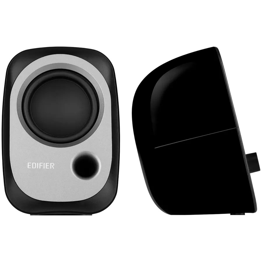Edifier R12U 2.0 Audio System, USB, AUX, 2.25-inch Drivers, 4W (RMS), Volume Control, Black - image 3