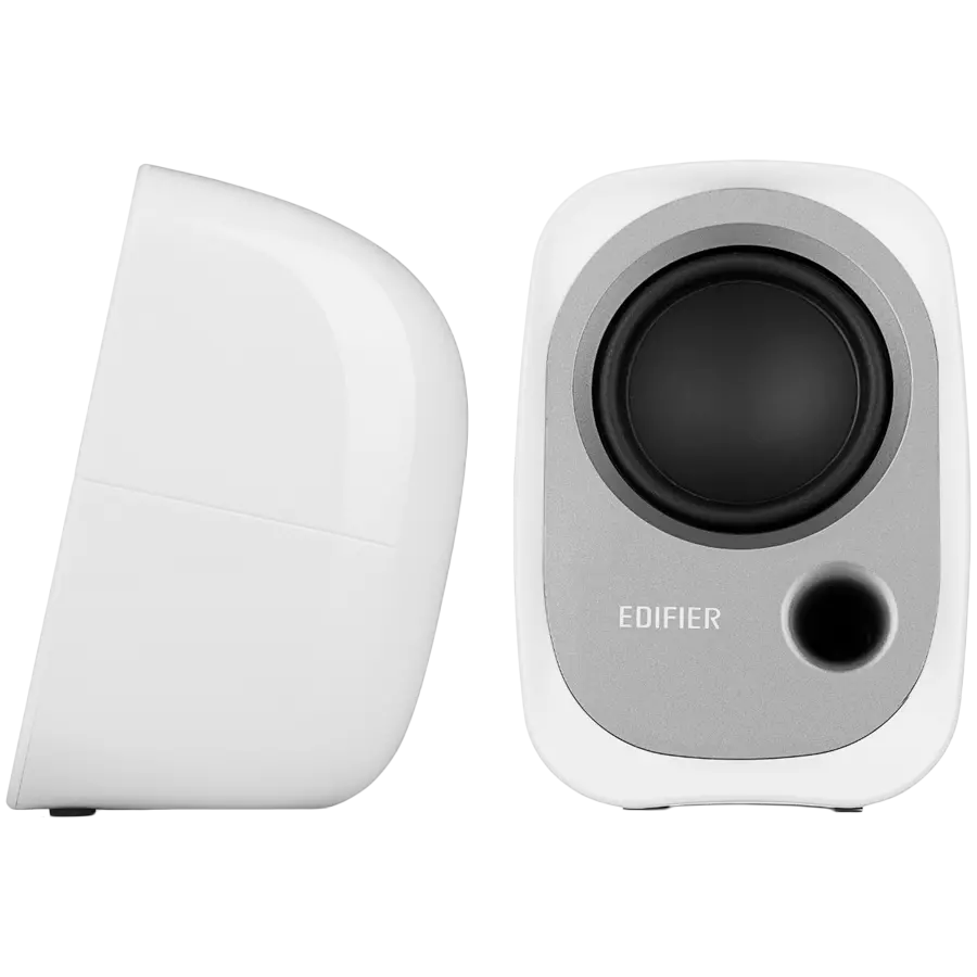 Edifier R12U 2.0 Audio System, USB, AUX, 2.25-inch Drivers, 4W (RMS), Volume Control, White - image 2
