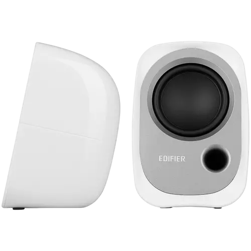 Edifier R12U 2.0 Audio System, USB, AUX, 2.25-inch Drivers, 4W (RMS), Volume Control, White - image 2