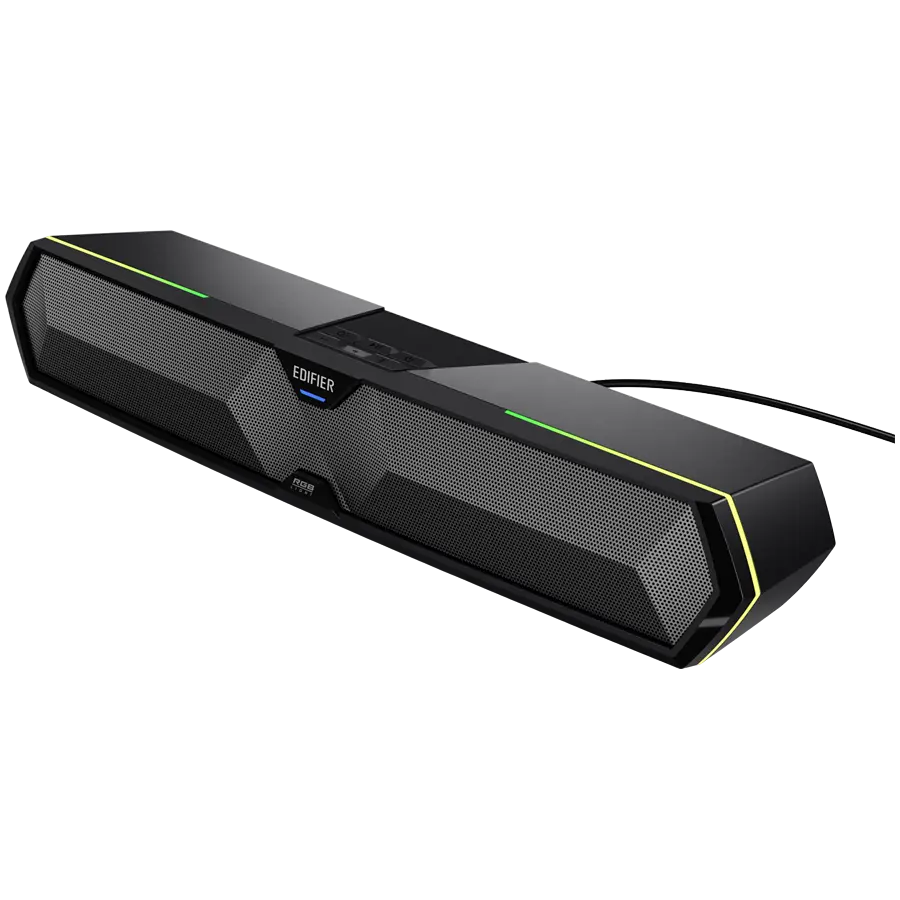 Edifier MG300 Soundbar, BT V5.3, USB, AUX, 2x 52mm Drivers, RGB Lighting, 5W (RMS), Black - image 1