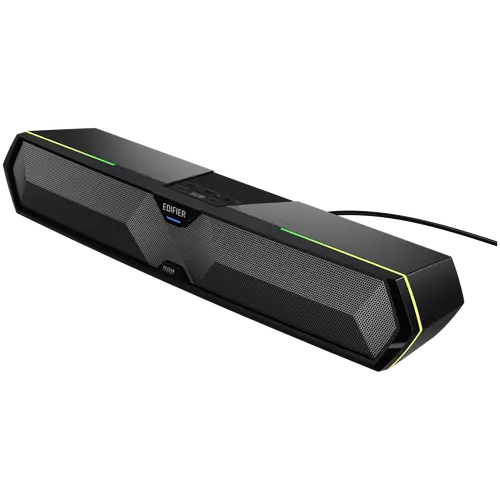 Soundbar Edifier MG300, BT V5.3, USB, AUX, 2x drivere de 52mm, iluminare RGB, 5W (RMS), Negru - 2