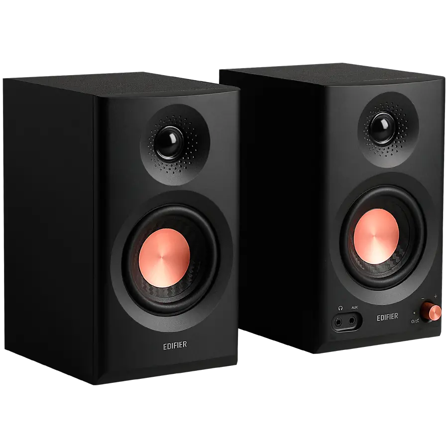 Edifier MR3 Active Studio Monitors, BT V5.4, RCA, AUX, 1-inch Tweeters, 3.5-inch Drivers, 36W (RMS), Tone Control Dials, Black - image 1