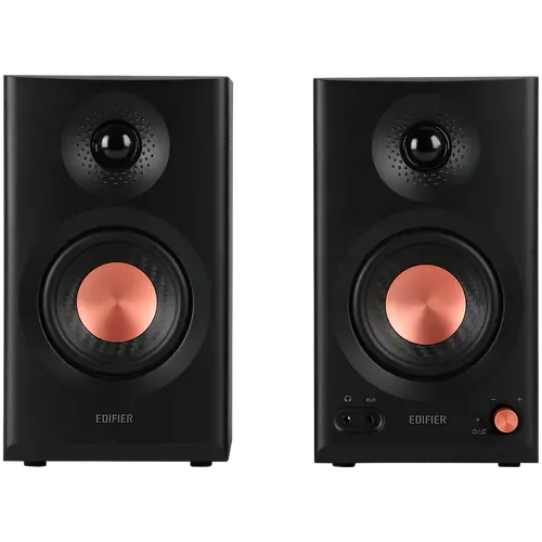 Edifier MR3 Active Studio Monitors, BT V5.4, RCA, AUX, 1-inch Tweeters, 3.5-inch Drivers, 36W (RMS), Tone Control Dials, Black - image 2