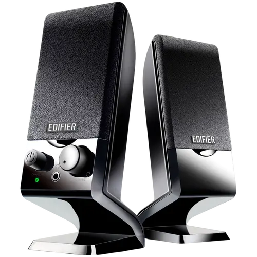 Edifier M1250 Ηχοσύστημα 2.0, USB, AUX, 1.2W (RMS), Έλεγχος Έντασης, Μαύρο - 1