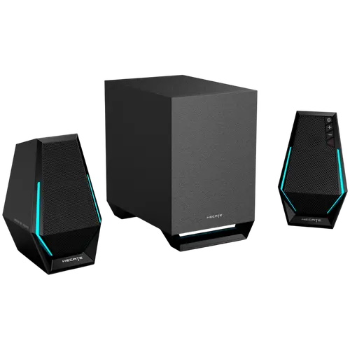 Edifier G1500 MAX σύστημα ήχου 2.1, BT V5.3, USB, AUX, ηχεία 2.5 ιντσών, subwoofer 4 ιντσών, φωτισμός RGB, 30W (RMS), μαύρο - 4