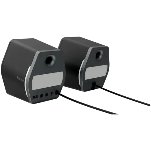 Sistem audio Edifier G2000 2.0, BT V5.1, USB, AUX, drivere de 2.75 inchi, iluminare RGB, 16W (RMS), Negru - 4