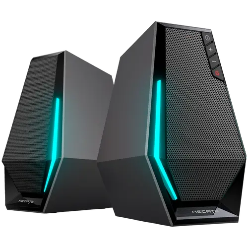 Edifier G1500 2.0 Audio System, BT V5.3, USB, AUX, 2.5-inch Drivers, RGB Lighting, 5W (RMS), Black - image 3