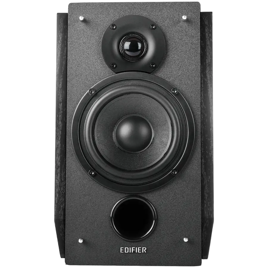 Edifier R1855DB 2.0 Bookshelf Speakers, BT V5.1, Optical, Coaxial, RCA, 0.75-inch Tweeters, 4-inch Drivers, Sub-Out, 70W (RMS), Control Knobs and Remote Control, Matte Black - image 3