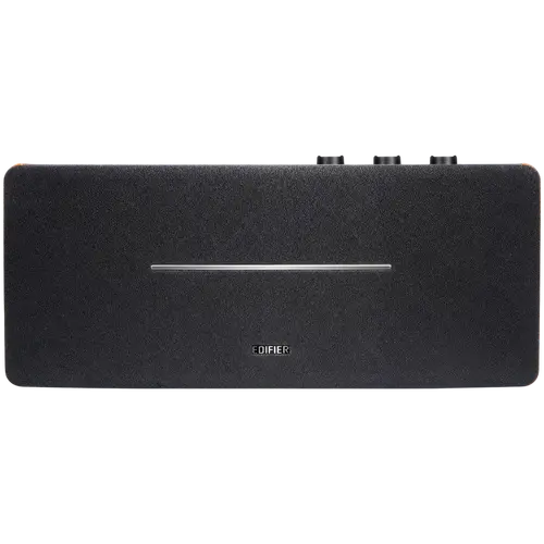 Edifier D12 2.0 Bluetooth Speaker, BT V5.0, RCA, AUX, 2x 4-inch Midrange Drivers, 2x 19mm Tweeters, Remote Control and Top-Mounted Controls, Brown - image 1