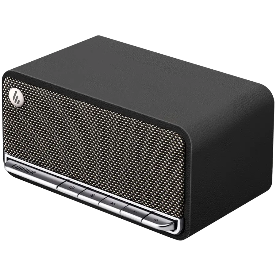 Edifier MP230 Bluetooth Speaker, BT V5.0, USB-C, AUX, TF Card, 2x 48mm Drivers, USB-C, 20W (RMS), Retro Black