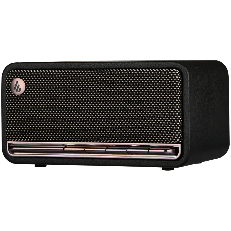 Edifier MP230 Bluetooth Speaker, BT V5.0, USB-C, AUX, TF Card, 2x 48mm Drivers, USB-C, 20W (RMS), Retro Black - image 1