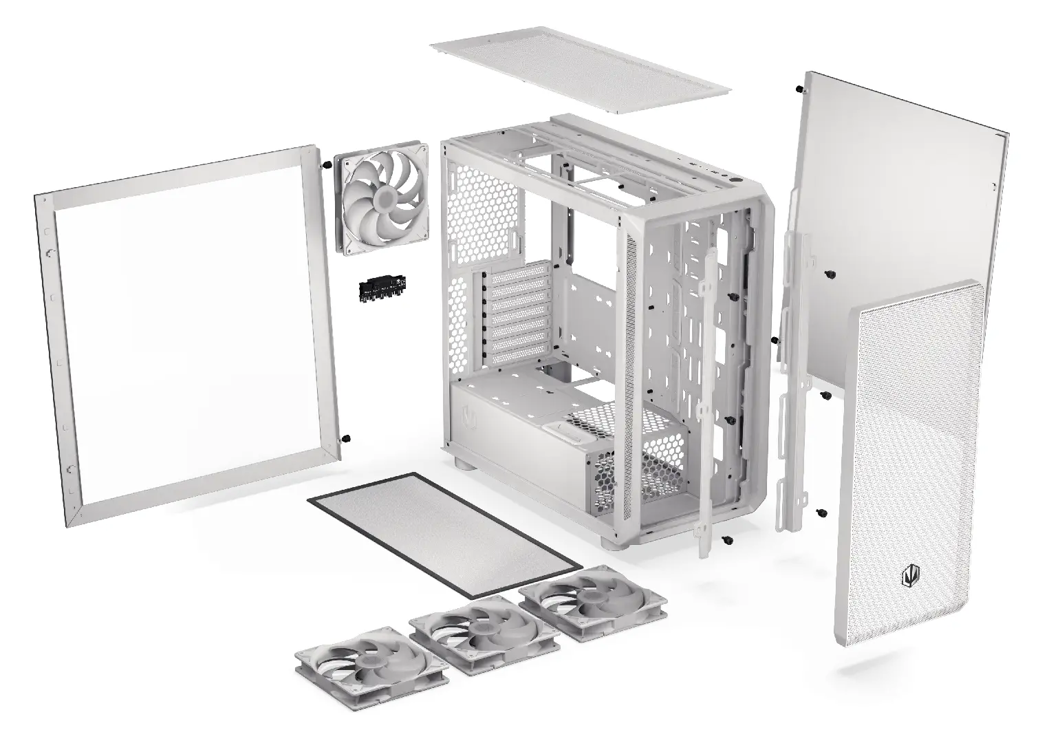 Кутия ENDORFY ARX 700 ARGB White - Middle Tower - image 14