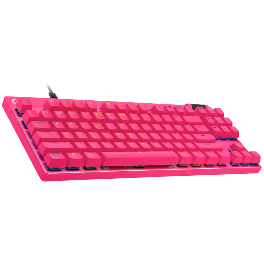 LOGITECH G PRO X TKL RAPID Gaming Keyboard - MAGENTA - US INT'L - USB - EMEA28i-935 - LINEAR - image 1