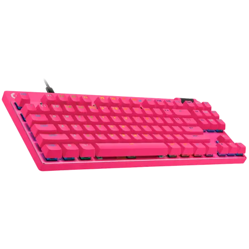 LOGITECH G PRO X TKL RAPID Gaming Keyboard - MAGENTA - US INT'L - USB - EMEA28i-935 - LINEAR - image 1