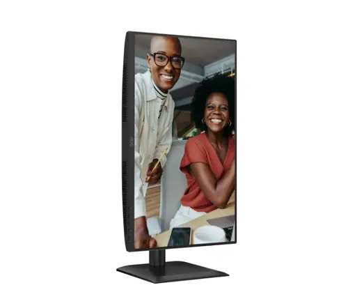 Монитор, AOC 24E4U, 23.8" IPS WLED, 1920x1080@120Hz, 4ms GtG, 300cd m/2, 1500:1, 20M:1 DCR, Adaptive Sync, FlickerFree, Anti Blue Light, 2Wx2, Tilt, Height Adjust, Pivot, Swivel, D-SUB, HDMI, USB Hub - image 8