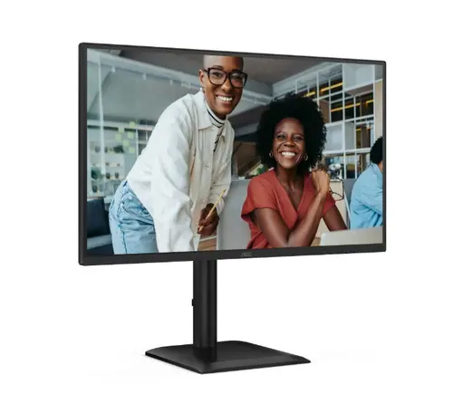 Монитор, AOC 27E4U, 27" IPS WLED, 1920x1080@120Hz, 4ms GtG, 300cd m/2, 1500:1, 20M:1 DCR, Adaptive Sync, FlickerFree, Anti Blue Light, 2Wx2, Tilt, Height Adjust, Pivot, Swivel, D-SUB, HDMI, USB Hub - image 3