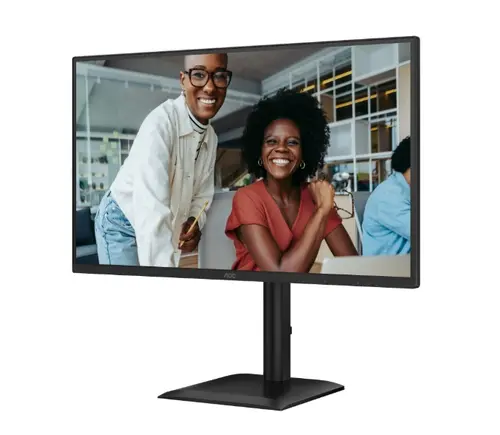 Монитор, AOC 27E4U, 27" IPS WLED, 1920x1080@120Hz, 4ms GtG, 300cd m/2, 1500:1, 20M:1 DCR, Adaptive Sync, FlickerFree, Anti Blue Light, 2Wx2, Tilt, Height Adjust, Pivot, Swivel, D-SUB, HDMI, USB Hub - image 4