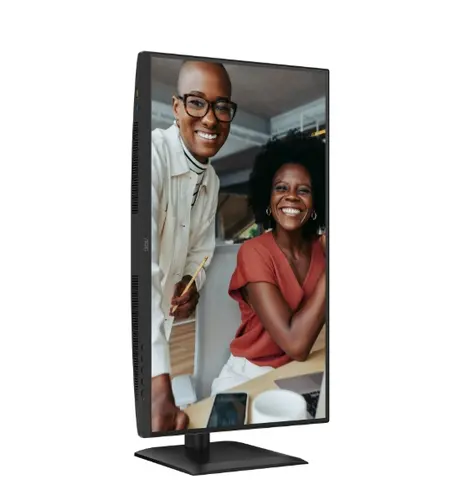 Монитор, AOC 27E4U, 27" IPS WLED, 1920x1080@120Hz, 4ms GtG, 300cd m/2, 1500:1, 20M:1 DCR, Adaptive Sync, FlickerFree, Anti Blue Light, 2Wx2, Tilt, Height Adjust, Pivot, Swivel, D-SUB, HDMI, USB Hub - image 7