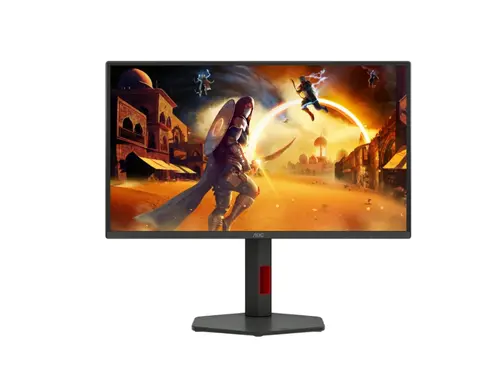 Монитор, AOC Q25G4SR, 24.5" IPS WLED, 2560x1440@300Hz, 1ms GtG, 0.3ms MPRT, 400cd m/2, 1000:1, 80M:1, Adaptive Sync, FlickerFree, Low Blue Light, 2Wx2, Tilt, Height Adjust, Pivot, Swivel, 2xHDMI, DP - image 1