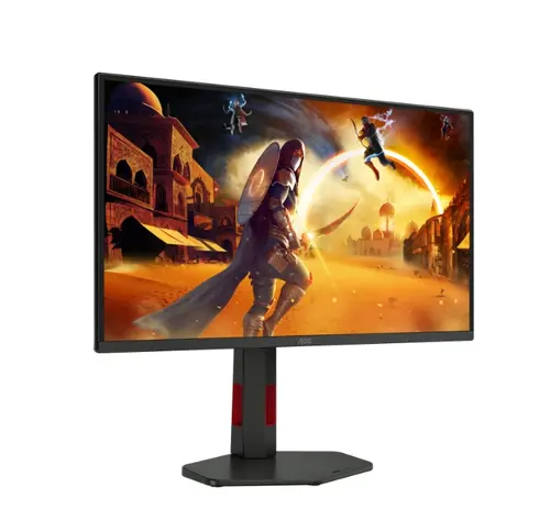 Монитор, AOC Q25G4SR, 24.5" IPS WLED, 2560x1440@300Hz, 1ms GtG, 0.3ms MPRT, 400cd m/2, 1000:1, 80M:1, Adaptive Sync, FlickerFree, Low Blue Light, 2Wx2, Tilt, Height Adjust, Pivot, Swivel, 2xHDMI, DP - image 5