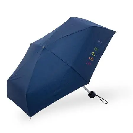 Дамски тъмносин мини чадър Esprit