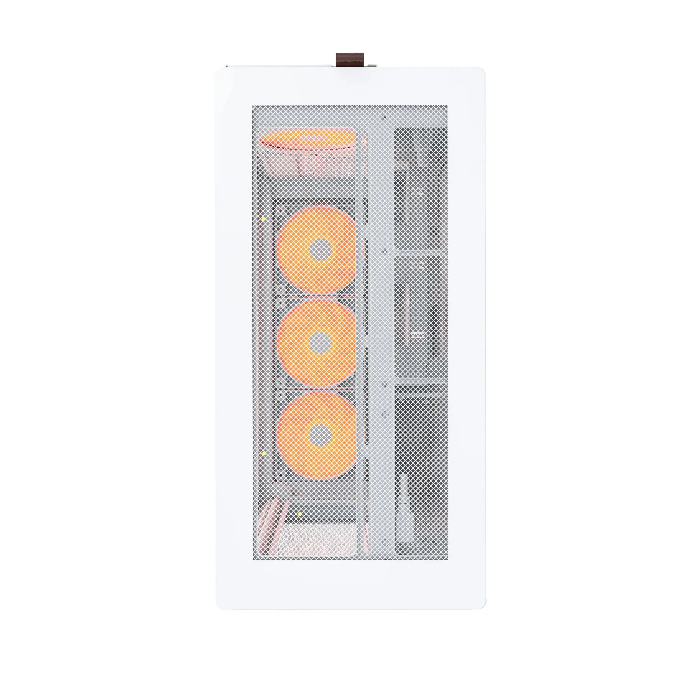 Montech кутия Case ATX - HS01 PRO (W) - 5 x 120 mm ARGB Fans, USB-C, White - image 3