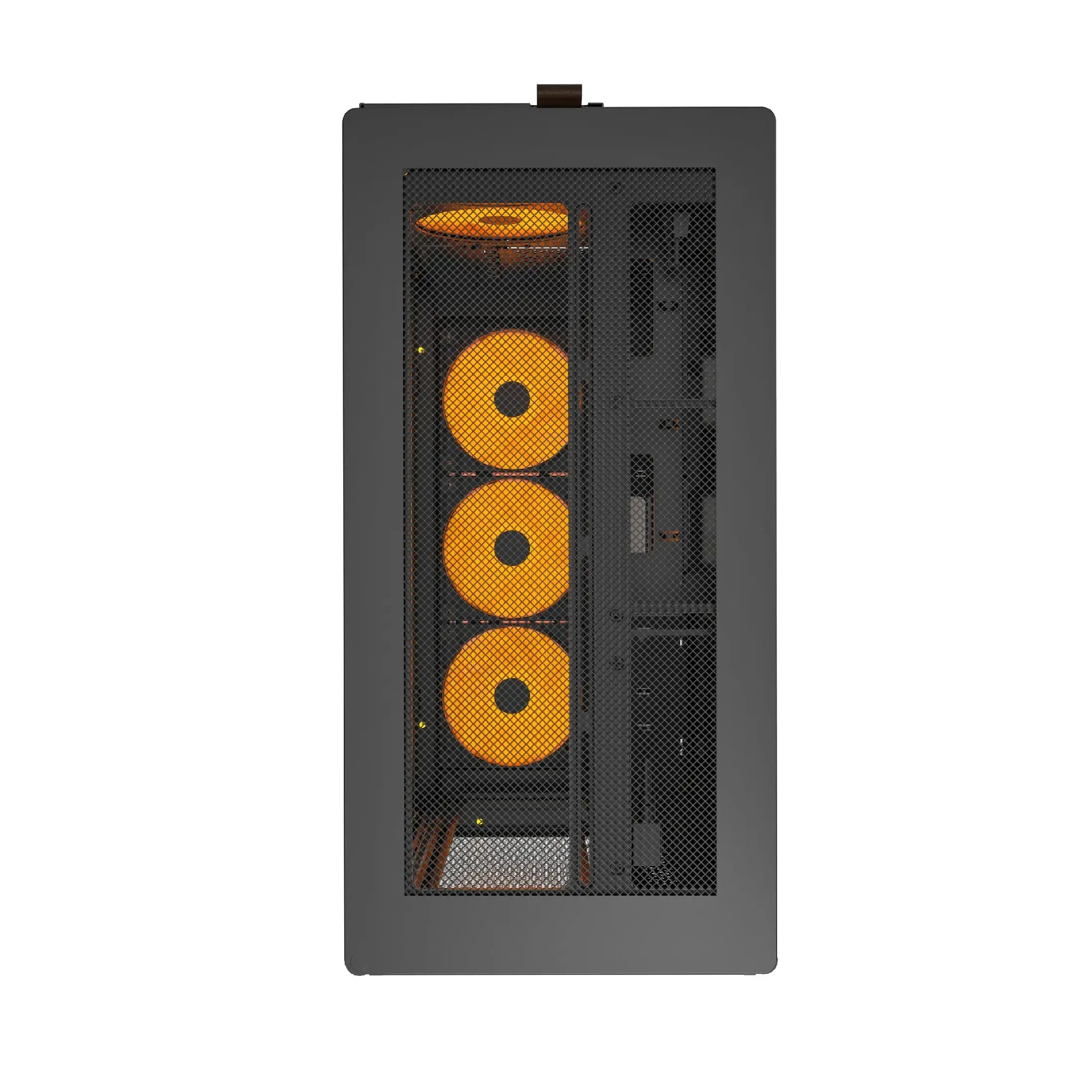 Montech кутия Case ATX - HS01 PRO (B) - 5 x 120 mm ARGB Fans, USB-C, Black - image 6