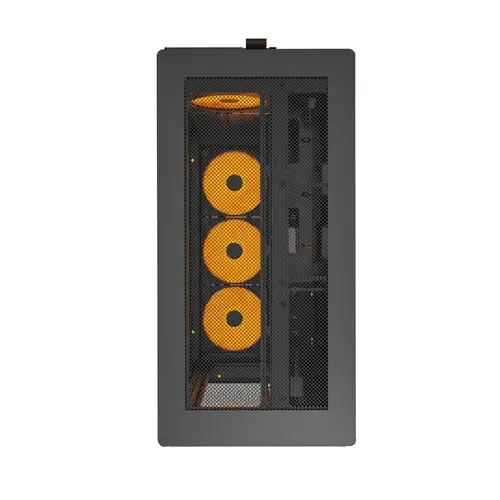 Montech κουτί Case ATX - HS01 PRO (B) - 5 x 120 mm ARGB Ανεμιστήρες, USB-C, Μαύρο - 7