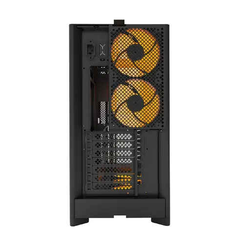 Montech кутия Case ATX - HS01 PRO (B) - 5 x 120 mm ARGB Fans, USB-C, Black - image 7