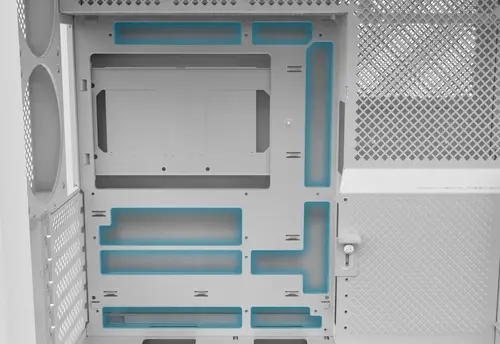 Montech кутия Case ATX - HS01 PRO (B) - 5 x 120 mm ARGB Fans, USB-C, Black - image 8