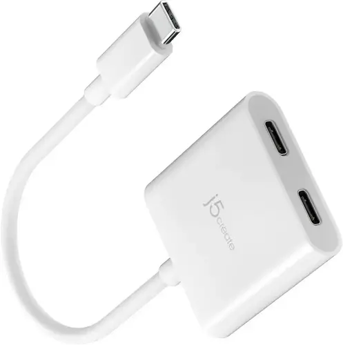 j5create Αντάπτορας USB-C® σε Dual USB-C - 2