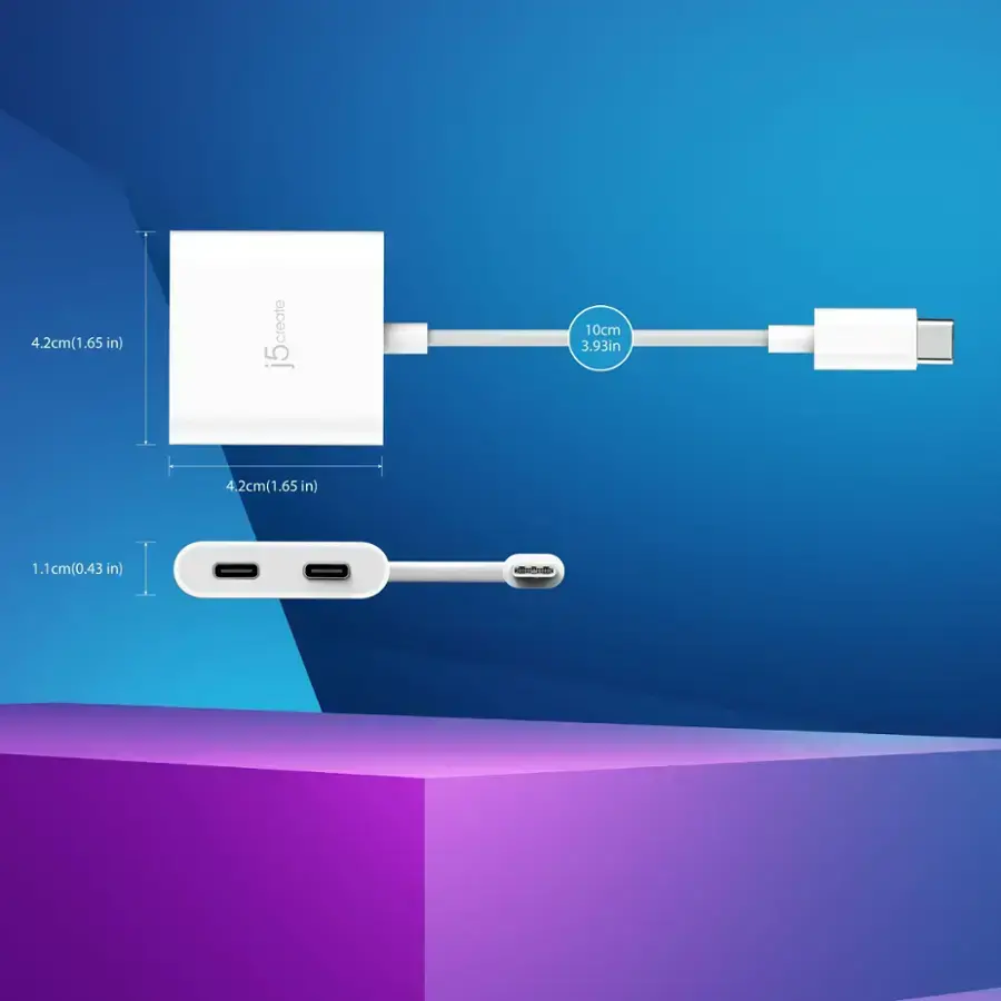 j5create Αντάπτορας USB-C® σε Dual USB-C - image 3