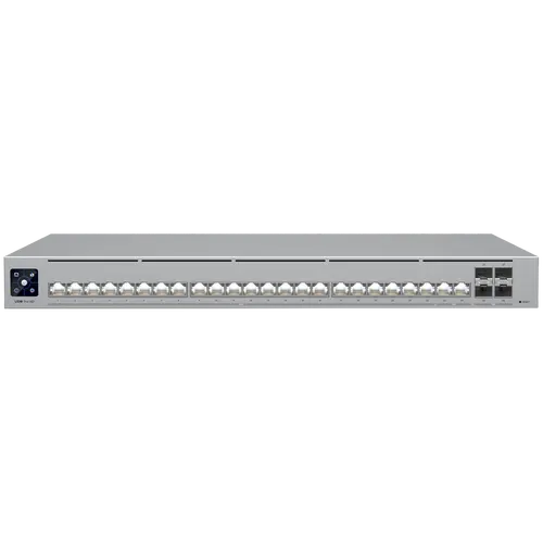 Ubiquiti Layer 3 Etherlighting USW-PRO-HD-24-POE-EU (22) 2.5 GbE, (2) 10 GbE PoE++ ports, (4) 10G SFP+ ports, DC power backup ready