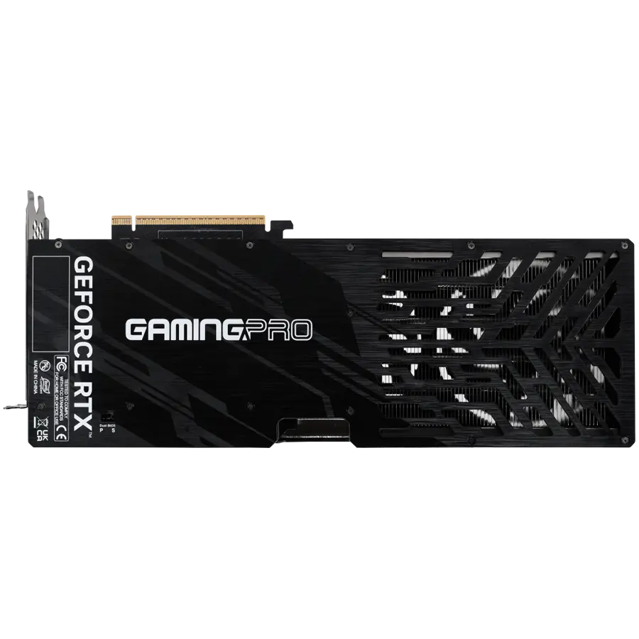 PALIT GeForce RTX 5070 Ti GamingPro-S 16GB GDDR7 256 bit, 1x HDMI 2.1b, 3x DP 2.1b, 3 Fan, 1x 16-pin pwr connector, 750W, 331.9 x 127.1 x 49.7 mm, NE7507T019T2-GB2031U - image 3