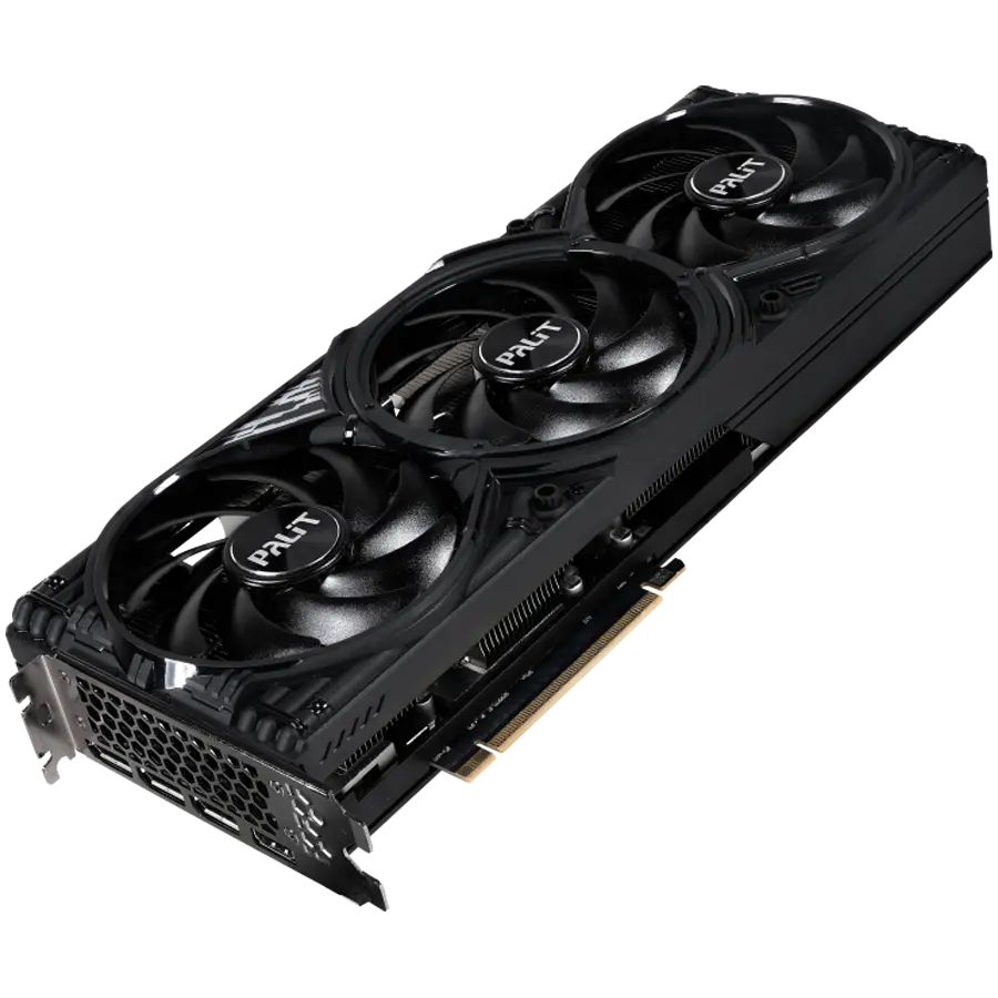 PALIT GeForce RTX 5070 Ti GamingPro-S 16GB GDDR7 256 bit, 1x HDMI 2.1b, 3x DP 2.1b, 3 Fan, 1x 16-pin pwr connector, 750W, 331.9 x 127.1 x 49.7 mm, NE7507T019T2-GB2031U - image 5
