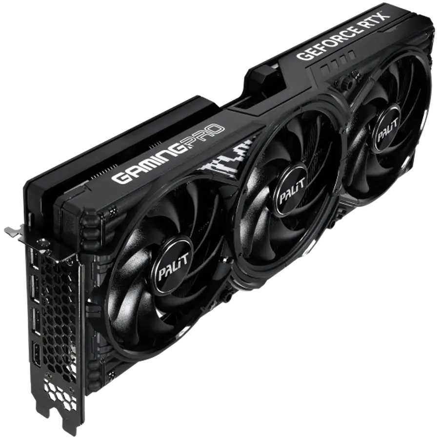 PALIT GeForce RTX 5070 Ti GamingPro-S 16GB GDDR7 256 bit, 1x HDMI 2.1b, 3x DP 2.1b, 3 Fan, 1x 16-pin pwr connector, 750W, 331.9 x 127.1 x 49.7 mm, NE7507T019T2-GB2031U - image 6