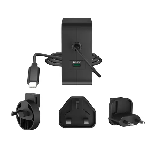 j5create JUP25102V Зарядно 220V-  GaN 102W  USB-C 2порта- за лаптопи, таблети, телефони - image 1
