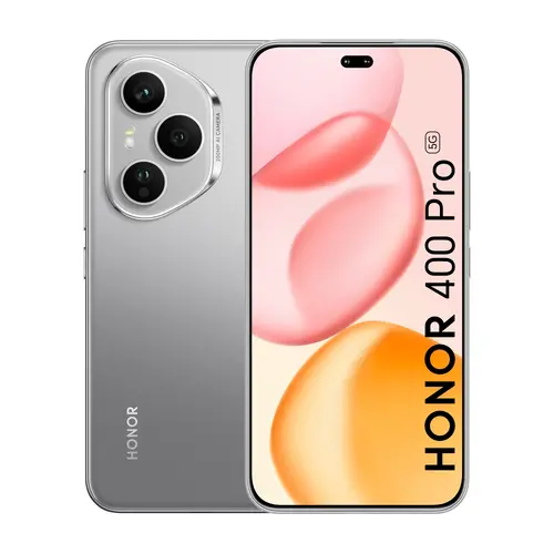 Мобилен телефон, Honor 400 Pro Lunar Grey, 6.7" 120Hz Amoled curved, 2800x1280, Qualcomm Snapdragon 8 Gen 3 5G (1x3GHz+5x2.95GHz+2x 2GHz), 12GB, 512GB, 200+50+12MP/50MP, 5300mAh, FPT, BT, USB Type-C,Android 15, AI - powered MagicOS 9.0