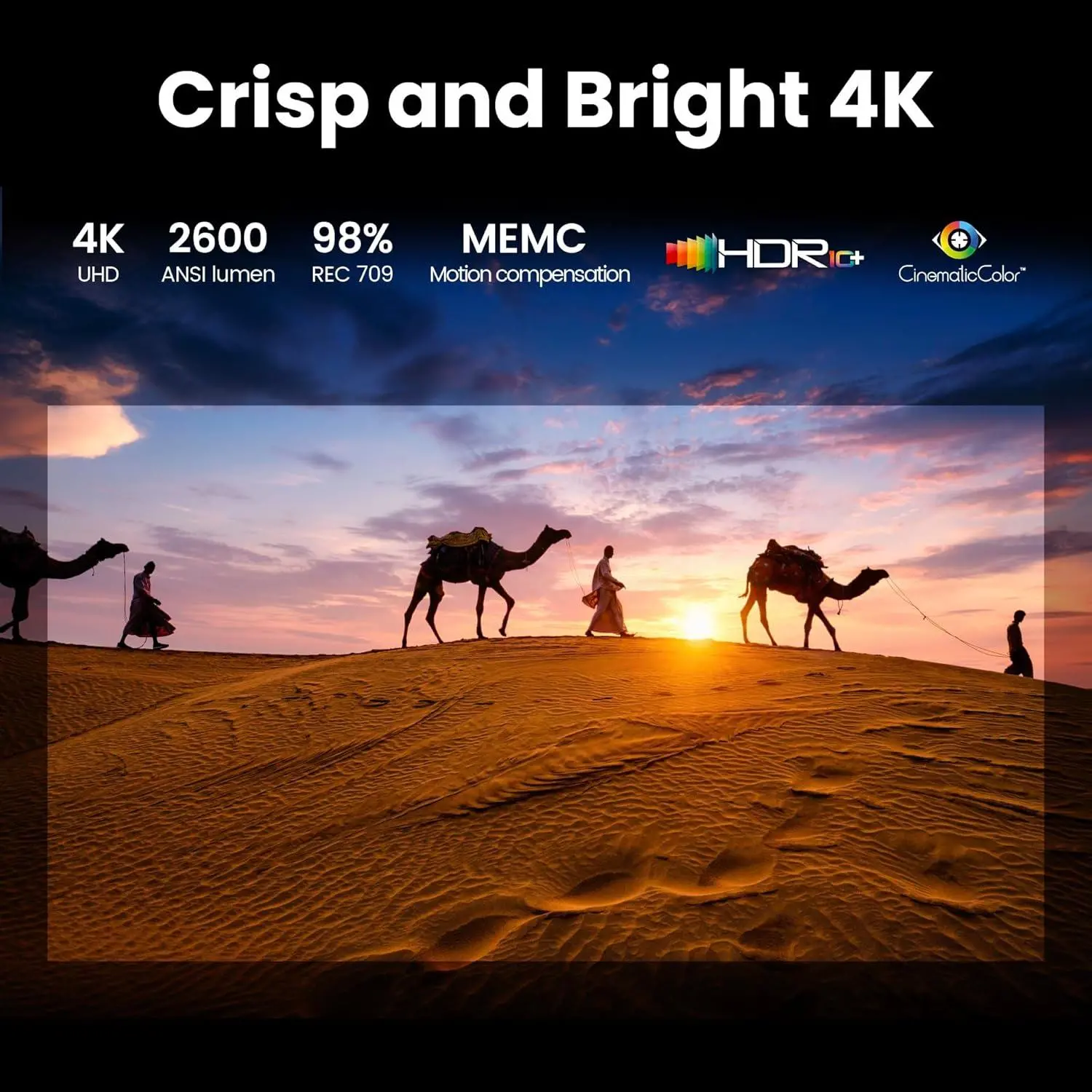 Проектор за домашно кино BenQ GP520 - 4K UHD(3840x2160) 2600 ANSI Lumens - image 4