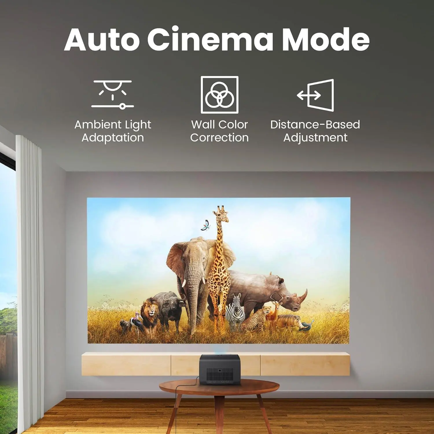 Проектор за домашно кино BenQ GP520 - 4K UHD(3840x2160) 2600 ANSI Lumens - image 5