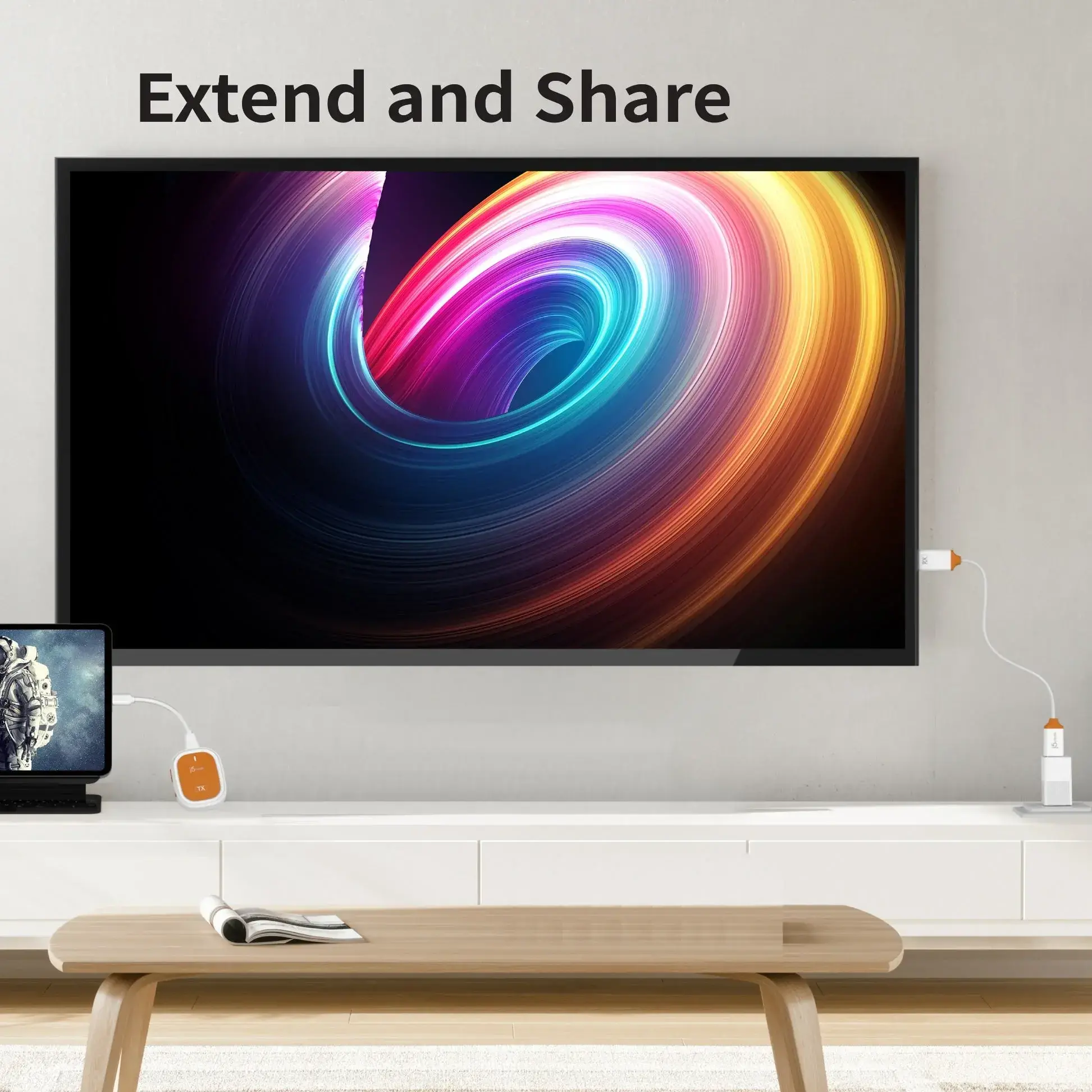j5 create JVAW61 Screencast Безжичен USB-C към HDMI екстендер - image 6
