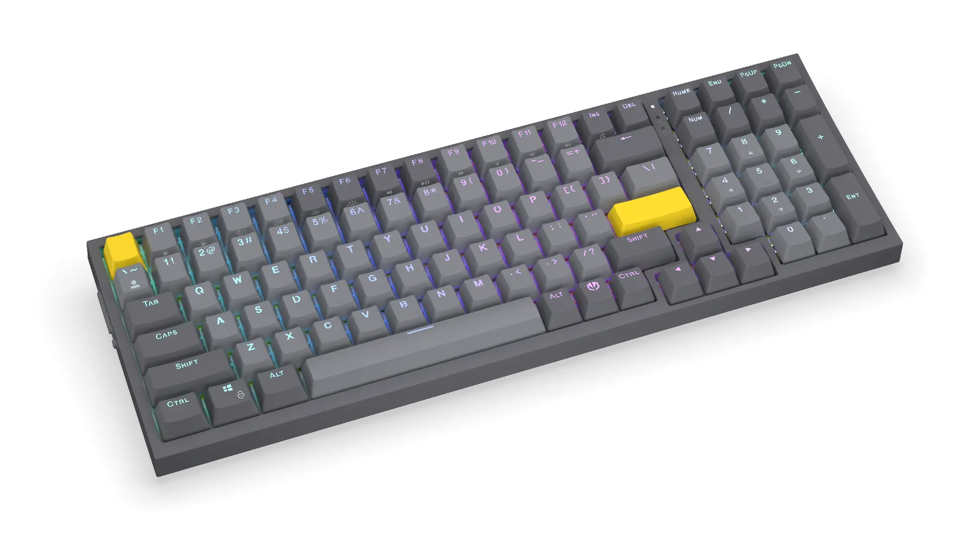 Геймърскa безжична механична клавиатура ENDORFY Celeris 1800 - Endorfy Yellow Switch - Full Size - image 2