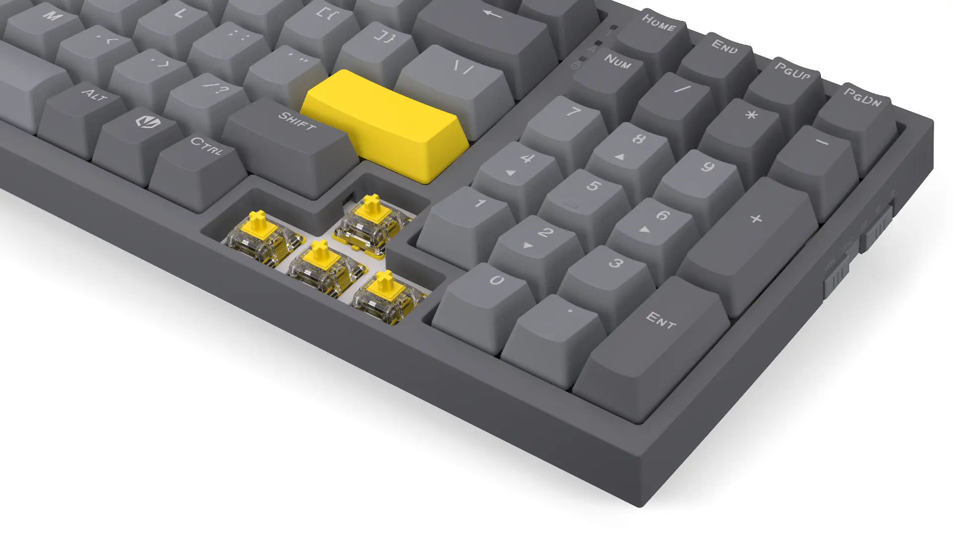 Геймърскa безжична механична клавиатура ENDORFY Celeris 1800 - Endorfy Yellow Switch - Full Size - image 8