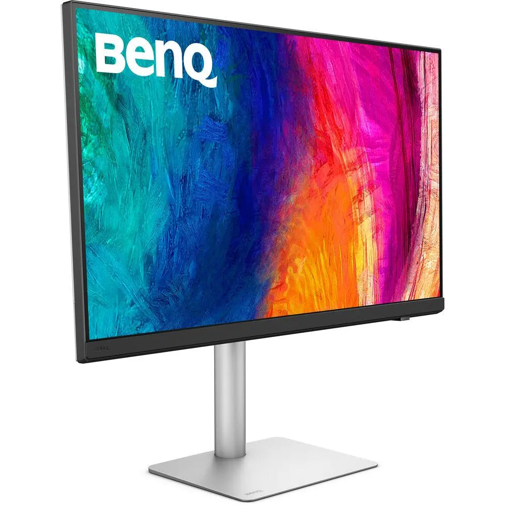 Монитор, BenQ PD3226G 32" 4K 144Hz, IPS, 1ms, Designer Monitor, AQCOLOR, AMD FreeSync Premium, Pantone, Calman, Display ColorTalk, Daisy Chain, KVM, Thunderbolt 4, CAD/CAM Mode, DualView, 400nits, 1200:1, DP.HDMI, TB4 90W PD, Height Adj. 150mm, 7kg. WHITE-SILVER - image 2
