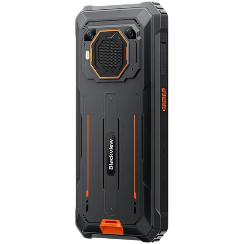 Blackview BV6200 Plus LTE 6.56" HD+IPS 720x1612 90Hz 8+256GB Unisoc T606 Octa-core 1.6GHz CAM Front 13MP Rear 16+2MP IP68/IP69K/MIL-STD-810H NFC Fingerprint 11000mAh NO Charger Android 14 Orange - image 3