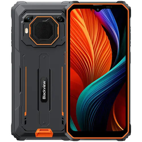 Blackview BV6200 Plus LTE 6.56" HD+IPS 720x1612 90Hz 8+256GB Unisoc T606 Octa-core 1.6GHz CAM Front 13MP Rear 16+2MP IP68/IP69K/MIL-STD-810H NFC Fingerprint 11000mAh NO Charger Android 14 Orange