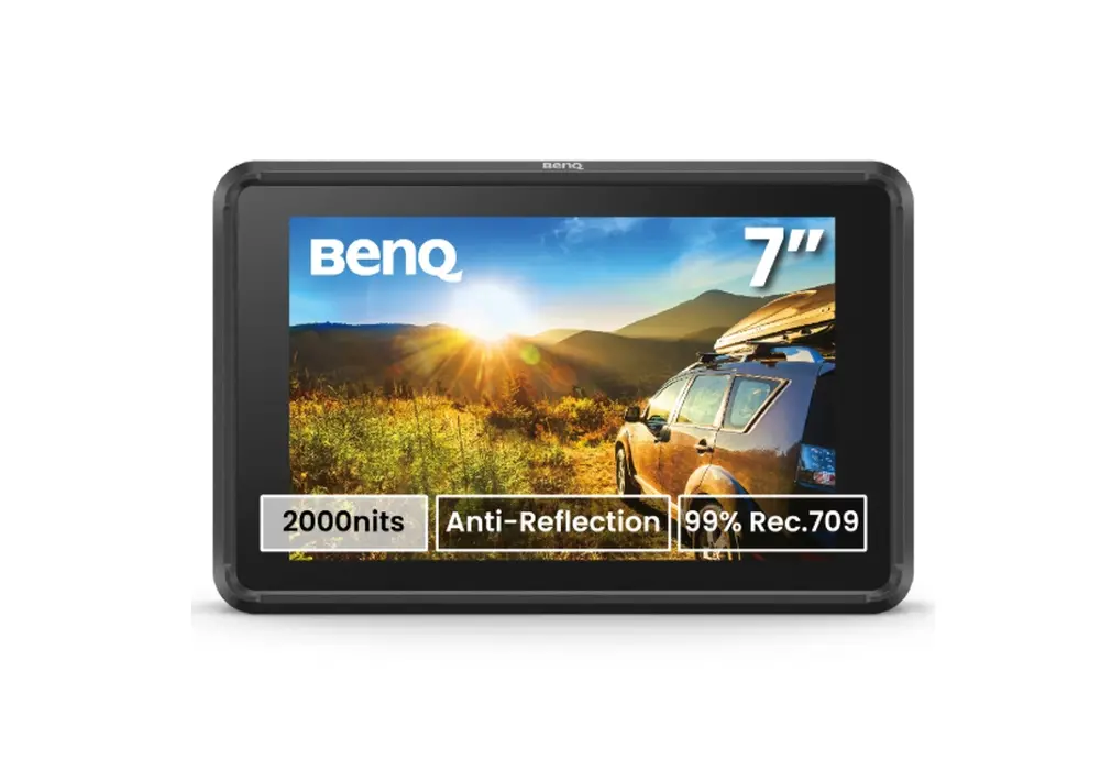Монитор, BenQ 7 PVS7, 7" 2000nits BenQ On Camera Monitor, IPS 2000NITS LED MONITOR PVS7 DARK GREY-BLACK
